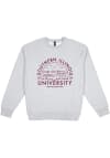 Main image for Uscape Southern Illinois Salukis Mens Grey Premium Heavyweight Long Sleeve Crew Sweatshirt