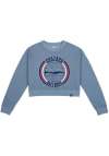 Main image for Uscape Gonzaga Bulldogs Womens Blue Fleece Cropped Crew Sweatshirt