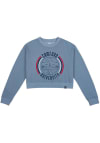 Main image for Uscape Samford University Bulldogs Womens Blue Fleece Cropped Crew Sweatshirt