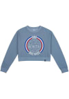 Main image for Uscape SMU Mustangs Womens Blue Fleece Cropped Crew Sweatshirt