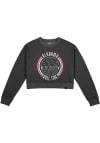 Main image for Uscape Alabama Crimson Tide Womens Black Fleece Cropped Crew Sweatshirt