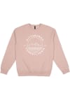 Main image for Uscape Pittsburgh Mens Pink Premium Heavyweight Long Sleeve Crew Sweatshirt