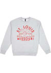 Main image for Uscape St Louis Mens Grey Premium Voyager Heavyweight Long Sleeve Crew Sweatshirt