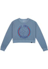 Main image for Uscape St Louis Womens Blue Fleece Cropped Crew Sweatshirt