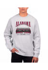 Main image for Uscape Alabama Crimson Tide Mens Grey Heather Heavyweight Long Sleeve Crew Sweatshirt