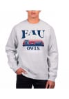 Main image for Uscape Florida Atlantic Owls Mens Grey Heather Heavyweight Long Sleeve Crew Sweatshirt