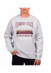 Main image for Uscape Florida State Seminoles Mens Grey Heather Heavyweight Long Sleeve Crew Sweatshirt