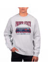 Main image for Uscape Fresno State Bulldogs Mens Grey Heather Heavyweight Long Sleeve Crew Sweatshirt