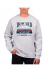 Main image for Uscape Howard Bison Mens Grey Heather Heavyweight Long Sleeve Crew Sweatshirt