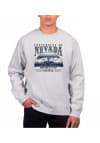 Main image for Uscape Nevada Wolf Pack Mens Grey Heather Heavyweight Long Sleeve Crew Sweatshirt