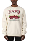 Main image for Uscape Boston College Eagles Mens White Heavyweight Long Sleeve Crew Sweatshirt