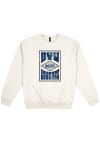 Main image for Uscape BYU Cougars Mens White Heavyweight Long Sleeve Crew Sweatshirt