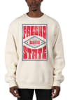 Main image for Uscape Fresno State Bulldogs Mens White Heavyweight Poster Long Sleeve Crew Sweatshirt