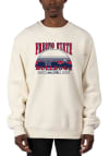 Main image for Uscape Fresno State Bulldogs Mens White Stars Heavyweight Long Sleeve Crew Sweatshirt