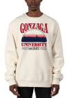 Main image for Uscape Gonzaga Bulldogs Mens White Heavyweight Long Sleeve Crew Sweatshirt