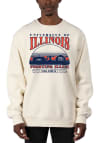 Main image for Uscape Illinois Fighting Illini Mens White Heavyweight Long Sleeve Crew Sweatshirt