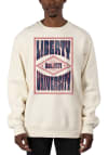 Main image for Uscape Liberty Flames Mens White Heavyweight Long Sleeve Crew Sweatshirt