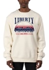 Main image for Uscape Liberty Flames Mens White Heavyweight Long Sleeve Crew Sweatshirt