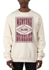 Main image for Uscape Montana Grizzlies Mens White Heavyweight Poster Long Sleeve Crew Sweatshirt