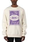 Main image for Mens Northwestern Wildcats White Uscape Heavyweight Poster Crew Sweatshirt