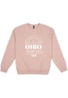 Main image for Uscape Ohio Bobcats Mens Pink Heavyweight Long Sleeve Crew Sweatshirt