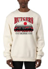 Main image for Uscape Rutgers Scarlet Knights Mens White Heavyweight Long Sleeve Crew Sweatshirt