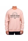Main image for Uscape Texas Tech Red Raiders Mens Pink Heavyweight Long Sleeve Crew Sweatshirt
