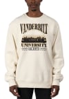 Main image for Uscape Vanderbilt Commodores Mens White Heavyweight Long Sleeve Crew Sweatshirt