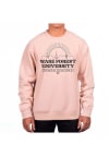 Main image for Uscape Wake Forest Demon Deacons Mens Pink Heavyweight Long Sleeve Crew Sweatshirt