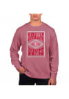 Main image for Uscape Duquesne Dukes Mens Maroon Pigment Dyed Long Sleeve Crew Sweatshirt
