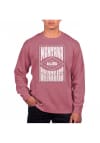 Main image for Uscape Montana Grizzlies Mens Maroon Pigment Dyed Poster Long Sleeve Crew Sweatshirt