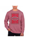 Main image for Uscape Nebraska Cornhuskers Mens Maroon Pigment Dyed Long Sleeve Crew Sweatshirt
