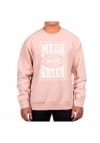 Main image for Uscape North Texas Mean Green Mens Pink Heavyweight Long Sleeve Crew Sweatshirt