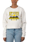 Main image for Uscape Appalachian State Mountaineers Womens White Pigment Dyed Crop Crew Sweatshirt