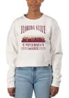 Main image for Uscape Florida State Seminoles Womens White Pigment Dyed Crop Crew Sweatshirt