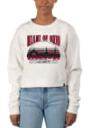 Main image for Uscape Miami RedHawks Womens White Pigment Dyed Crop Crew Sweatshirt