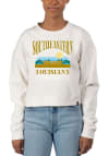 Main image for Uscape Southeastern Louisiana Lions Womens White Pigment Dyed Crop Crew Sweatshirt