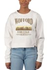 Main image for Uscape Wofford Terriers Womens White Pigment Dyed Crop Crew Sweatshirt