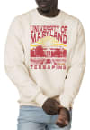 Main image for Mens Maryland Terrapins White Uscape Premium Heavyweight Crew Sweatshirt