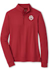 Main image for Womens Indiana Hoosiers Crimson Peter Millar 2025 College Football National Champions Qtr Zip Pull..