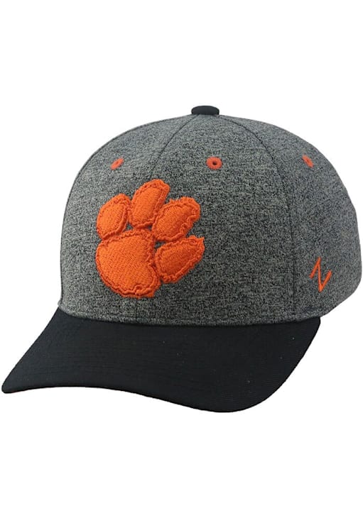 Clemson Tigers GREY HEATHER Playroom Youth Adjustable Hat 2261604