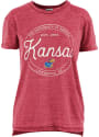 Kansas Jayhawks Womens Ella Seal T-Shirt - Red