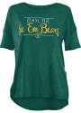 Baylor Bears Womens Green Hip Script T-Shirt