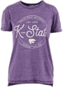 K-State Wildcats Womens Ella Seal Purple T-Shirt