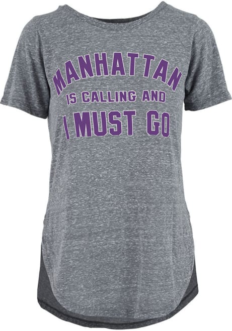 K-State Wildcats Grey Pressbox Is Calling Knobi Short Sleeve T-Shirt