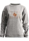 Main image for Pressbox Texas Longhorns Womens Oatmeal Odessa Crew Sweatshirt