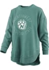 Main image for Pressbox Northwest Missouri State Bearcats Womens Green Bakersfield Crew Sweatshirt