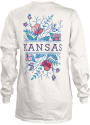 Kansas Jayhawks Womens Tasha T-Shirt - White