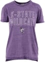 K-State Wildcats Womens Vintage T-Shirt - Purple