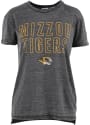 Missouri Tigers Womens Vintage T-Shirt - Black